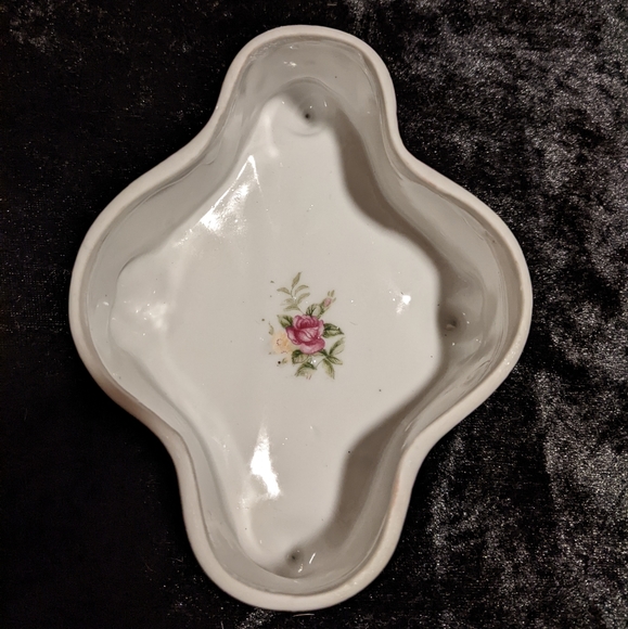 Vintage Arnart Creation Floral Japan Porcelain Candy/Jewelry Trinket Box - Picture 10 of 12